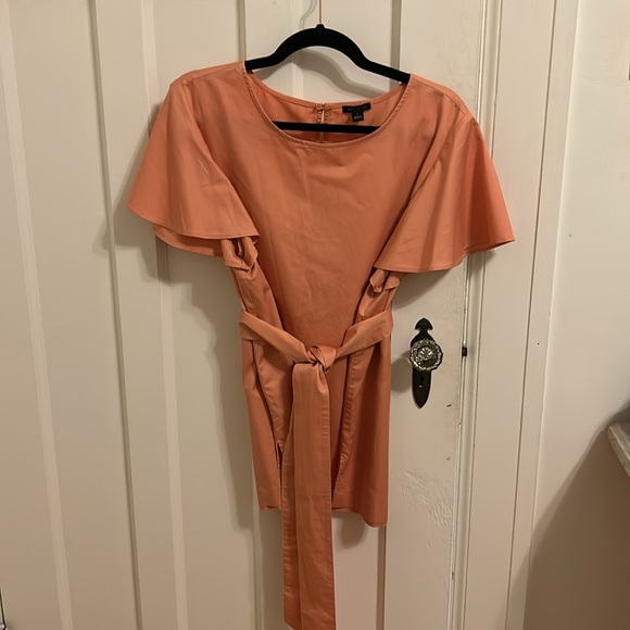 Ann Taylor Blouse Soft Orange - Picture 4 of 6